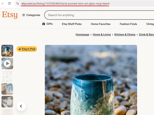 Etsy: добавить в избранное - 1