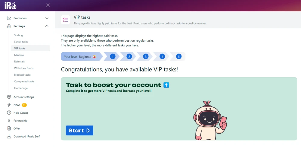 Как получить доступ к VIP-заданиям с высокой оплатой? - 2