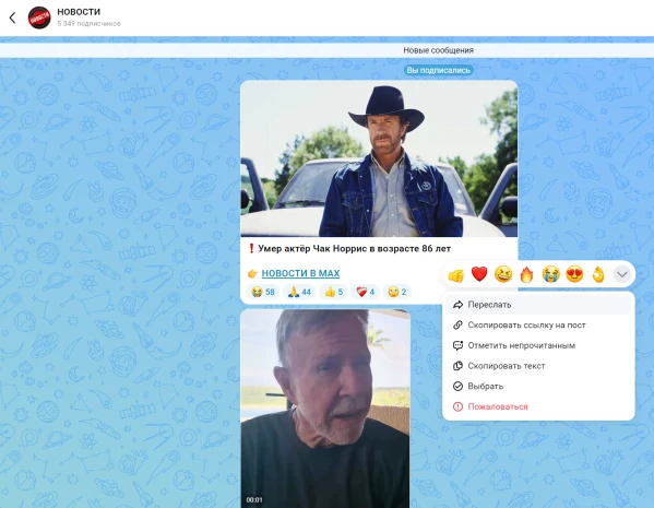 Все про MAX: комментарии, репосты, голосования и продвижение каналов - 3