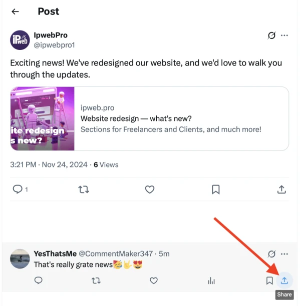 X.com: накрутка лайков - 3